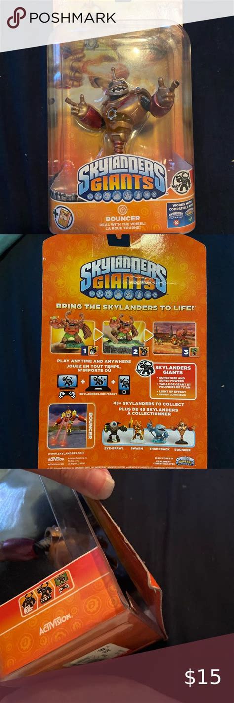 Skylanders Giants Bouncer Figure Groot Toy, Pj Masks Owlette, Gumby And ...