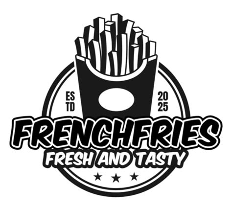 Mod Le De Logo Pour Des Frites Fra Ches Et Savoureuses Mod Le De