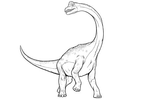 Brachiosaurus Coloring Pages Az Sketch Coloring Page