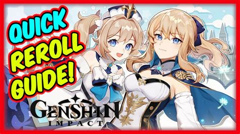 Genshin Impact Fast Reroll Guide How To Reroll Which Character To