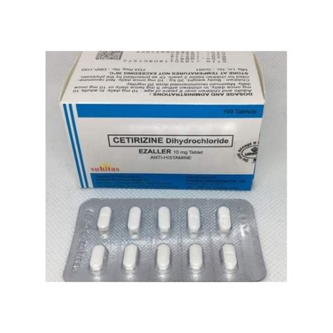 Ezaller Cetirizine Dihydrochloride Mg Tablet S Price In The