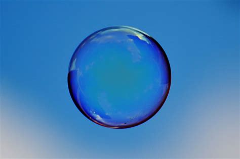 HD wallpaper: photography of blue bubble, soap bubble, colorful, ball ...