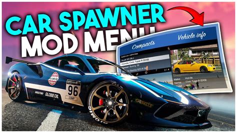 HOW TO INSTALL Addon Car Spawner GTA 5 YouTube