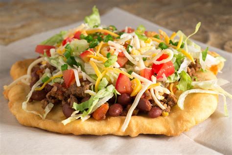 50 States And 50 Foods Arizona Navajo Taco Bread The Food Channel