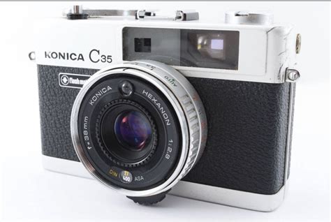 Yahooオークション 実用品 コニカ Konica C35 Flash Matic 084