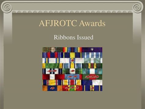 PPT Air Force Junior R O T C Awards And Decorations PowerPoint