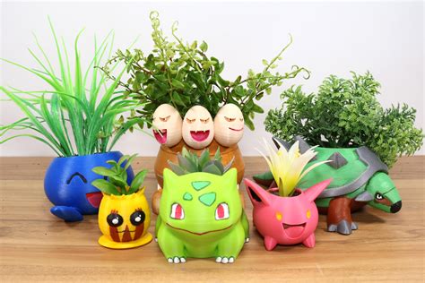 My 3D Printed Pokemon Planters R Pokemon