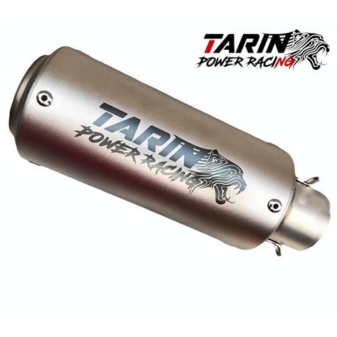 Ponteira Escapamento Esportivo Tarin Power Racing Mm Adapt Vel Para