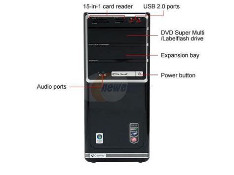 Gateway Desktop PC DX Series DX4200 UB001A AMD Phenom X4 9550 6GB DDR2