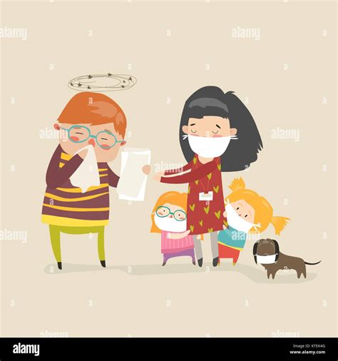 Social worker with kids Stock Vector Image & Art - Alamy