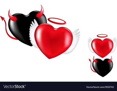 Angel And Devil Hearts