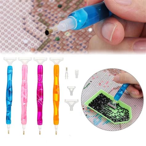 5 Pack Diamond Painting Pen 5d Diamond Painting Pen Resin Etsy