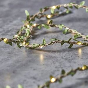 Leaf Twine String Lights - Etsy