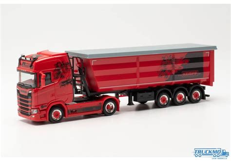 Herpa Markus Mangel Scania CS20HD Steel Tipper Semitrailer 317269