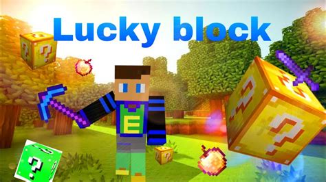 Atualizou Melhor Mod De Lucky Block No Minecraft Pe Youtube