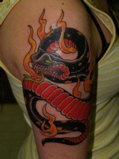 39 Best Fire Snake Tattoo ideas | fire snake, snake tattoo, snake