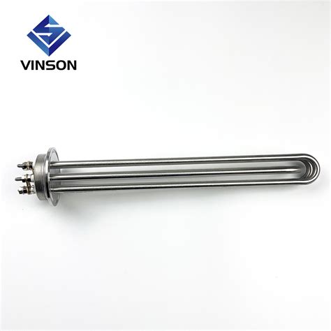 Vinson W Tubular Heating Element Tube Immersion Heater With Flange