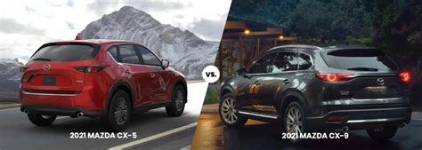 2021 MAZDA CX-5 vs. CX-9 | Price, Dimensions, Towing | SUV Differences