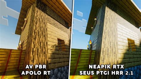 NEAPIK RTX SEUS PTGI HRR 2 1 Vs AV PBR APOLLO RT Minecraft