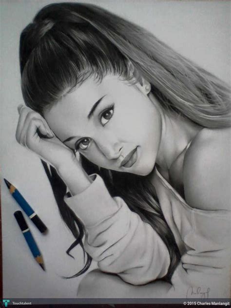 Ariana Grande Sketch at PaintingValley.com | Explore collection of ...