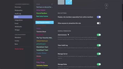 How To Manage Edit Roles On Your Server Discord YouTube