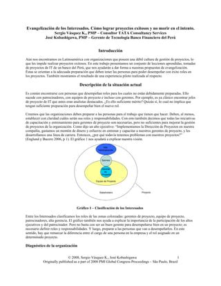 Evangelizacion De Stakeholders Como Lograr Proyectos Exitosos Y No