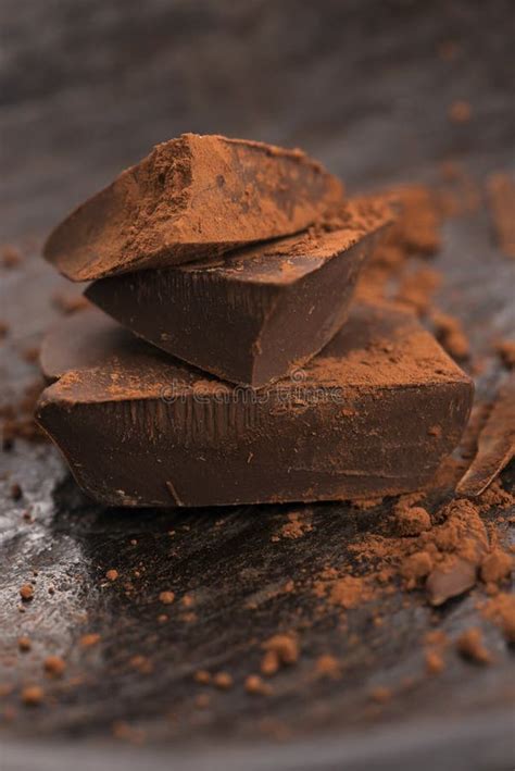 Chopped Chocolate Stock Image Image Of Diet Close Object 39061087