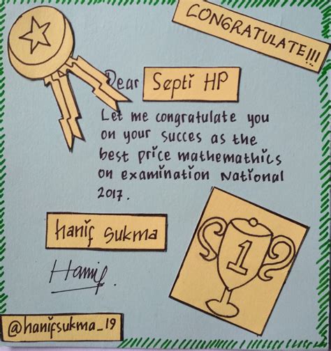 Contoh Congratulation Card Kartu Ucapan Selamat Dalam Bahasa Inggris