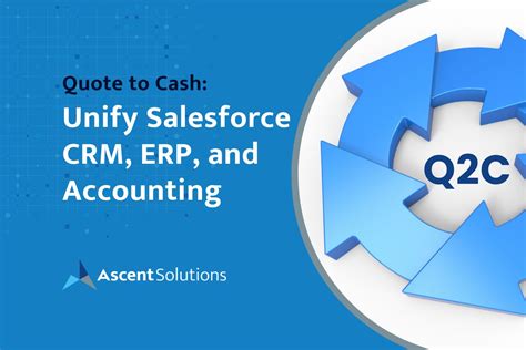 Quote To Cash Unify Salesforce CRM ERP And Accounting Ascent ERP