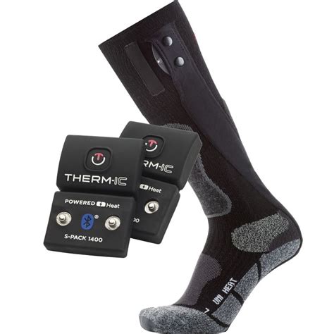 Therm Ic Powersock Uni Heat Heated Sock Double Set With S Pack 1400b