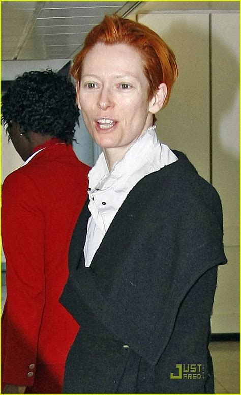 Full Sized Photo Of Tilda Swinton Red Hot Photo Just Jared