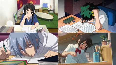 Study With Anime Characters 📚 🏻 Lofi Studying For Schoolhomework