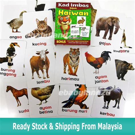 Kad Imbas Bahasa Melayu Early Learning Flash Card For Baby Suku Kata