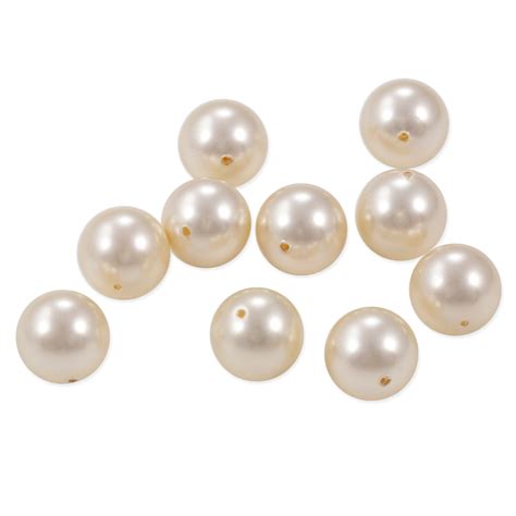Swarovski 5810 10mm Cream Rose Round Crystal Pearl 50 Pcs