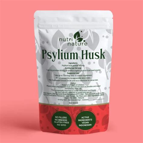 Psyllium Husk Fibre 800mg Vegan High In Soluble Fibre 120 Capsules £1599 Picclick Uk