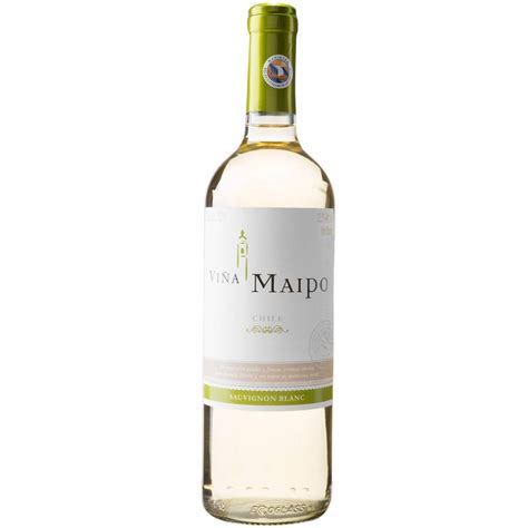 Caja de 12 Vino Blanco Viña Maipo Sauvignon Blanc 750 ml