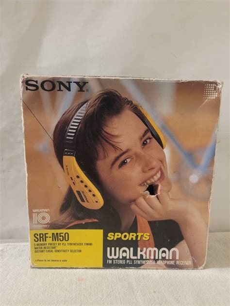 Sony Sports Walkman SRF M50 FM Stereo Headset Headphone Etsy