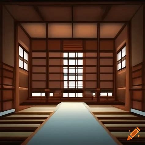 Empty Japanese Dojo On Craiyon