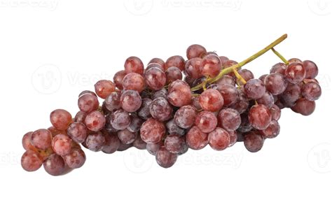 Racimo De Uvas Rojas Maduras Y Jugosas Aislado Sobre Fondo Blanco 10856636 Png