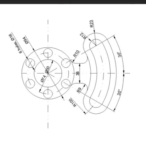 Solved Autocad Drawing Chegg