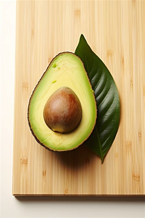 Avocado On Leaf Background Wallpaper Image For Free Download Pngtree