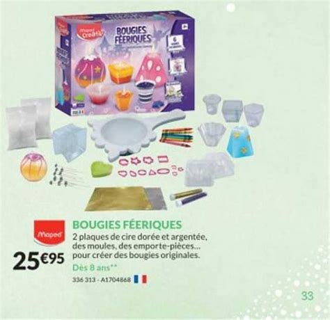 Promo Maped Bougies Féeriques chez Jouets Sajou iCatalogue fr