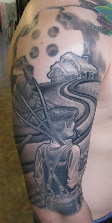 Thomas Graham Super Genius Tattoo Seattle WA Black And Grey Tattoo