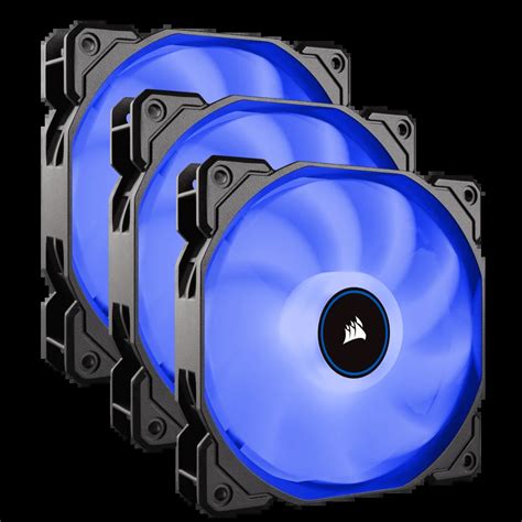 Air Series AF120 LED 2018 Blue 120mm Fan Triple Pack