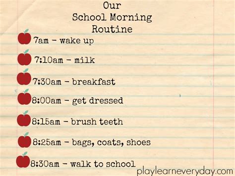 Our School Morning Routine - Play and Learn Every Day