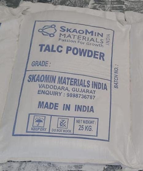 White Soapstone Talc Powder For Cosmetic Pharmaceutical