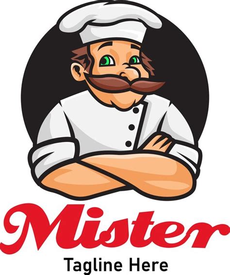 Premium Vector Vector Illustration Of Chef Mascot Logo With Premium