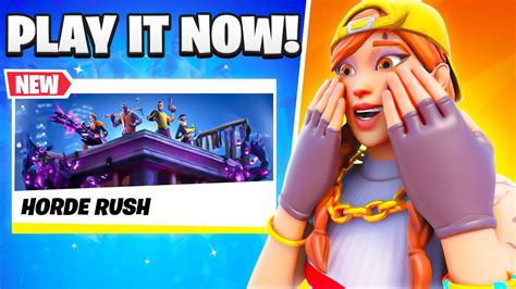 The Fortnite Horde Rush Ltm Is Secretly Playable Youtube