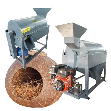 Coconut Husk Shredding Shell Fiber Separating Weaving Machine - Coconut ...