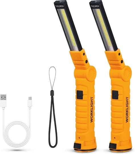 Amazon LED Worklight Flashlight Suranew COB Rechargeable Work